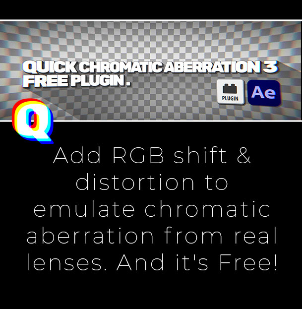 After Effect Plugin Quick Chromatic Aberration 3