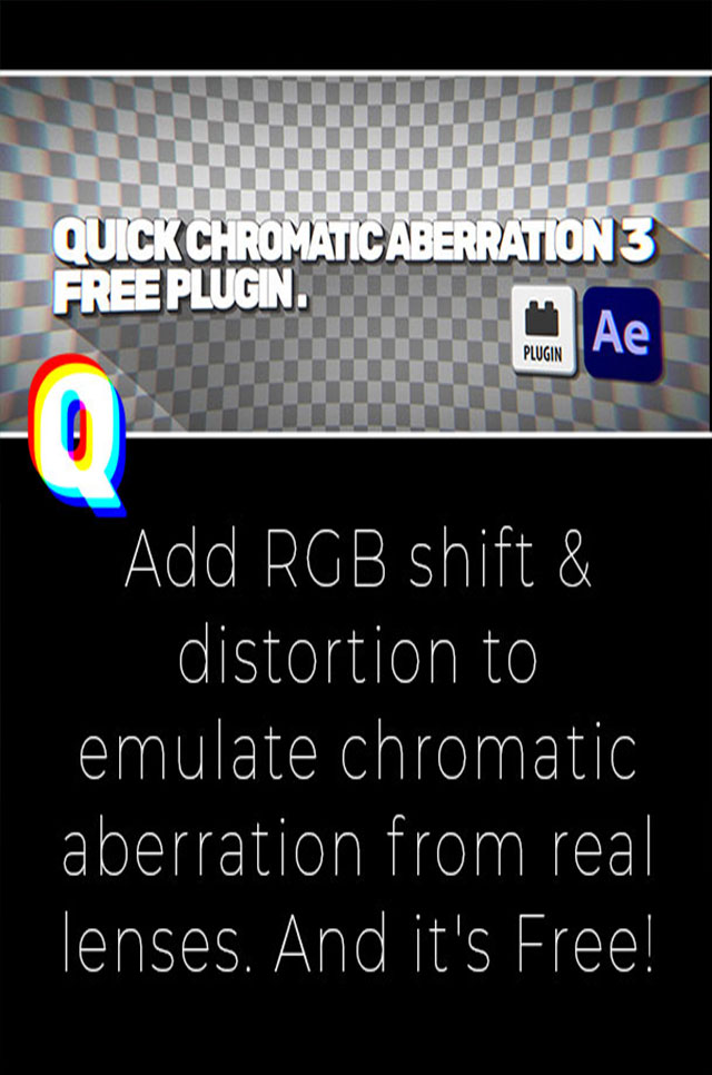 After Effect Plugin Quick Chromatic Aberration 3