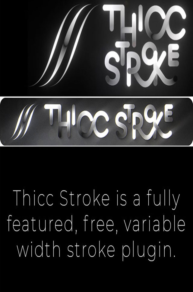 After Effect Plugin Thicc Stroke