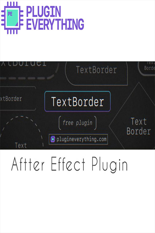 After Effect Plugin Text Border