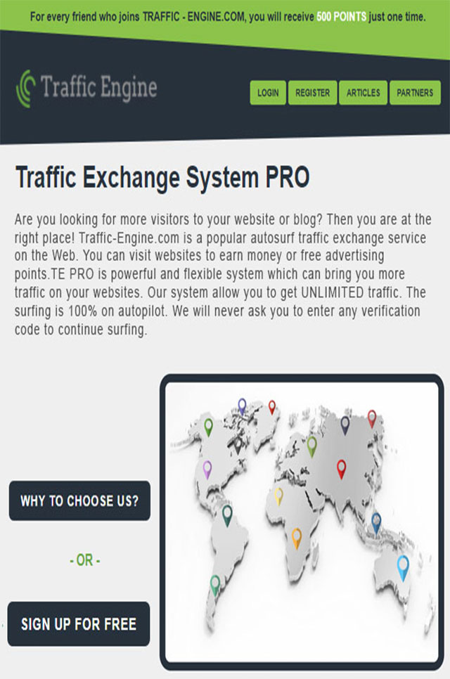 Traffic Engine traffic exchange system PRO blooger youtube channel CPM method